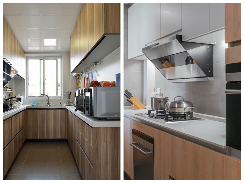 無錫金茂城市花園廚房裝修設計效果圖_簡約風格房屋裝修設計圖片